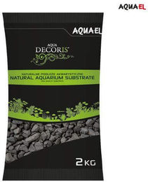 AQUAEL Bodengrund Basalt für Süßwasser Fisch Aquarium 2-4 mm 2 kg – Bild 1 von 2