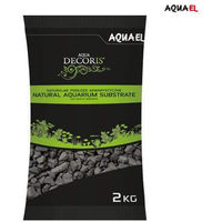 Produktbild von AQUAEL Bodengrund Basalt für Süßwasser Fisch Aquarium 2-4 mm 2 kg