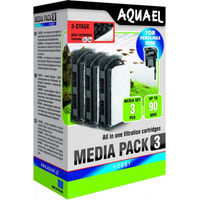 Produktbild von Aquael Carbomax Filterschwamm für Versa Max Mini Filter 3 Stück Schwarz