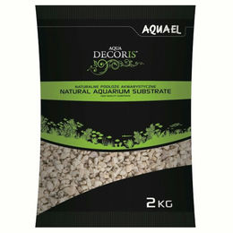 Aquael Dolomit Bodengrund für Süßwasser Fischbecken 2-4 mm Weiß 2 kg – Bild 1 von 2