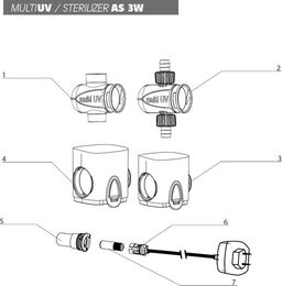 Aquael Ersatzlampe 3W für UV-C Klärer aus Glas – Bild 1 von 2