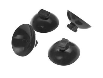 Aquael Ersatzsaugnäpfe 24 mm für Filter und Heizung 4 Stück Schwarz – Bild 1 von 4