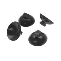 Produktbild von Aquael Ersatzsaugnäpfe 24 mm für Filter und Heizung 4 Stück Schwarz