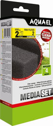 Aquael Filterschwamm Standard für FAN Plus Filter 2 Stück Schwarz – Bild 1 von 3