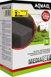 Aquael Filterschwamm Standard für FAN Plus Filter FAN 3 Plus Schwarz – Bild 1 von 3