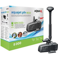 Produktbild von Aquael Fontänenpumpe PFN-8000 ECO für Süßwasser mit Keramikwelle in Schwarz