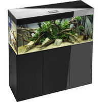 Produktbild von Aquael Glossy 150 Kombination schwarz Aquarien-Set