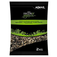 Produktbild von Aquael Kies Natural Bunt 3-5 mm Bodengrund für Fische 2 kg