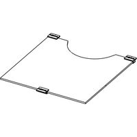 Produktbild von Aquael OptiBent 20 Abdeckscheibe für Aquarien in Schwarz