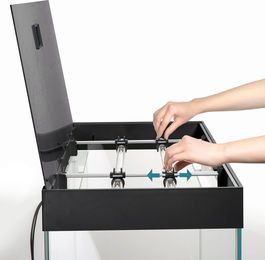 Aquael OPTISET 200 Fischglas-Set Schwarz – Bild 1 von 2