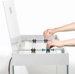 Aquael OPTISET 240 Aquarium Set Weiß aus Glas für Fische – Bild 1 von 2