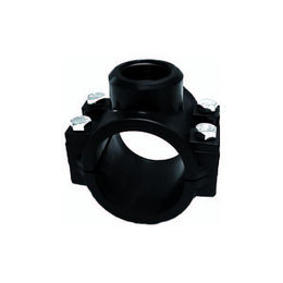 Produktbild von Aquaforte Anbohrsattel 50mm x 1 Zoll Innengewinde aus Kunststoff in Schwarz