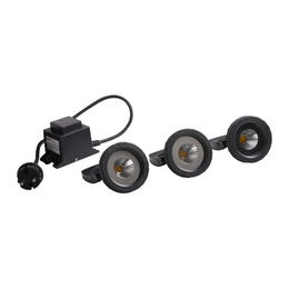 Produktbild von Aquaforte Beleuchtungssatz für Schwimmfontäne 3 x 6 W