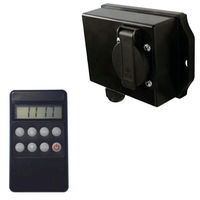 Produktbild von Aquaforte Controller FC-600 Zeitschaltuhr mit Fernbedienung aus Kunststoff in Schwarz