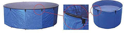 Aquaforte Flexi Bowl Koi Faltbecken Quarantänebecken Ø 120 x H 60 cm Blau mit Abdecknetz und Tragetasche - 680 l – Bild 1 von 4
