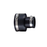 Produktbild von Aquaforte Flexible Reduziermuffe aus Gummi Schwarz 1 1/2 Zoll x 1 1/4 Zoll 50x40 mm