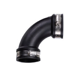 Produktbild von Aquaforte Flexibler Bogen 50 mm aus Kunststoff in Schwarz