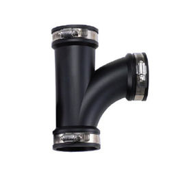 Produktbild von Aquaforte Flexibles T-Stück 2 Zoll 63 mm aus Gummi Schwarz