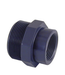 Produktbild von Aquaforte Muffennippel aus Kunststoff 1 Zoll Außengewinde x 3/8 Zoll Innengewinde Blau
