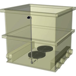 Produktbild von AquaForte Prime Teich Biokammer BK90 Trommelfilter für Teiche