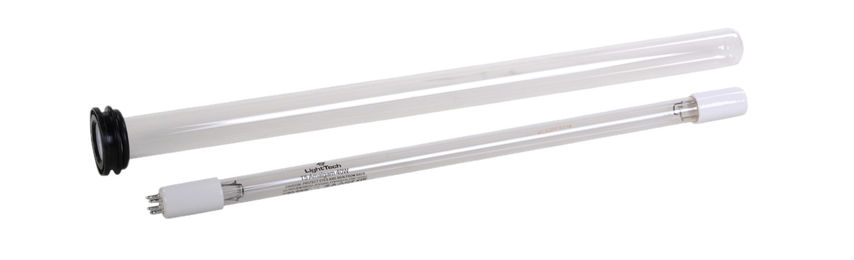 Produktbild von AquaForte UV-C Klärer Set mit 40 Watt Amalgam Lampe und Glas zur Algenbekämpfung für Fische