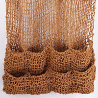 Produktbild von Aquagart Kokos Pflanztasche Ufermatte für den Teich mit 8 Teichtaschen 100 x 100 cm braun