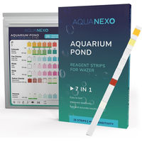 Produktbild von Aquanexo 7in1 Aquarium und Teich Teststreifen zur Wasseranalyse für Fische 25 Stück
