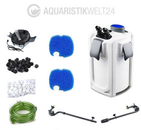 AquaOne Aquarium Außenfilter HW-702B mit 24 W und UVC für Fische bis 400 Liter – Bild 1 von 13