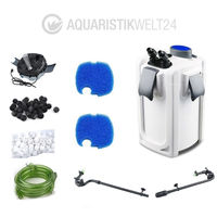 Produktbild von AquaOne Aquarium Außenfilter HW-702B mit 24 W und UVC für Fische bis 400 Liter