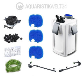 AquaOne Aquarium Außenfilter HW-704A für Fischbecken bis 1000 Liter mit 2000 L/h und 45W – Bild 1 von 11
