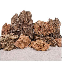 Produktbild von Aquaone Aquarium Drachensteine Natursteine Mix Braun 10kg Größe S bis XL - 10 kg