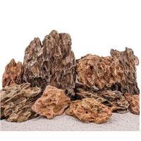 Produktbild von AquaOne Aquarium Natursteine Drachensteine Dekoration Mix Braun 25kg - 25 kg