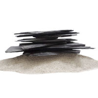 Produktbild von AquaOne Aquarium Schieferplatten Natursteine Schwarz Grau 10 kg - 25 kg