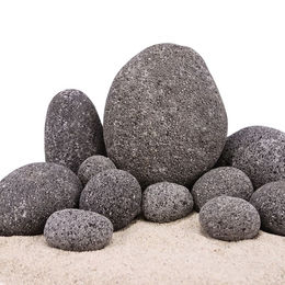 AquaOne Black Lava Pebbles Natursteine für Aquarium und Terrarium 10 kg – Bild 1 von 11