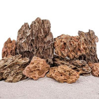 Produktbild von AquaOne Drachenstein Naturstein für Aquarium und Aquascaping Braun 300-600g