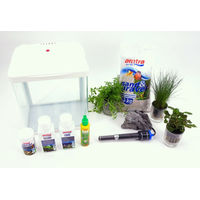 Produktbild von AquaOne Nano Aquarium Komplettset HR-230 Weiß inklusive Dekoration und Filteranlage - 7 l