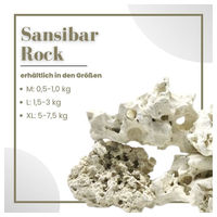 Produktbild von Aquaone Sansibar Rock Naturstein für Aquascaping und Meerwasser 0,5-1,0 kg