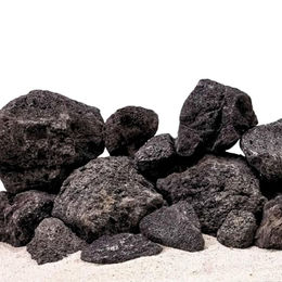 AquaOne Schwarze Lavasteine für Aquarien und Aquascaping 25kg – Bild 1 von 5