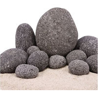 Produktbild von AquaOne Zen Pebbles Aquarium Natursteine Grau Größe XL 15-20cm