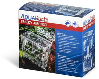 Produktbild von AquaParts Breedy Airforce Ablaichbox für Süßwasserfische aus Kunststoff transparent 18 x 8,5 x 15,5 cm