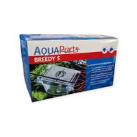 Produktbild von AquaParts Breedy S Schwimmende Ablaichbox aus Kunststoff für die Aufzucht von Jungfischen Transparent 13x7x7cm