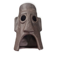 Produktbild von AquaParts Moai Höhle Aquarium Deko als Versteck für Garnelen und Krebse 11,5x7,5x6cm - 1 Stk.