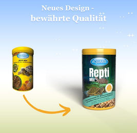 Aquaris Repti Mix Schildkrötenfutter für Wasserschildkröten und Sumpfschildkröten 220g / 1 L - 220 g – Bild 1 von 7