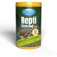 Produktbild von Aquaris Repti Sticks Herbi – Pflanzliches Futter für Landschildkröten und pflanzenfressende Reptilien, 1 L