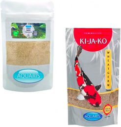 AQUARIS Sparset mit Wheatgerm Koifutter für Fische 1 kg und POND Bakto Teichreinigung 50g - 1 kg – Bild 1 von 4