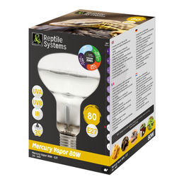 Aquarium Systems Mercury Vapor UVB-Kompaktlampe für Reptilien 80W E27 - 80 Stk. – Bild 1 von 5