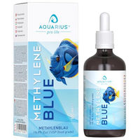 Produktbild von AQUARIUS pro life Methylenblau 1% USP Pharmaqualität Methylene Blue Lösung in Braunglasflasche mit Pipette 100 ml