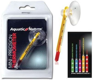 Produktbild von Aquatic Nature MINI Thermometer aus Glas 6 cm Transparent