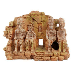 Produktbild von aquatlantis Abu Simbel Figur und Höhle für Fische aus Kunstharz in Beige