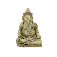 Produktbild von Aquatlantis Angkor Elefant Figur und Höhle für Fische in Grau